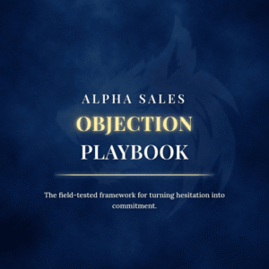 The Alpha Sales Objection Playbook