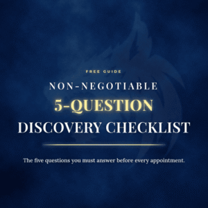 5-Question Non-Negotiable Discovery Checklist