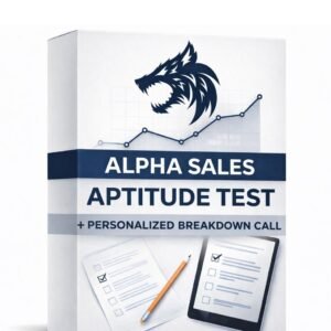Alpha Sales Aptitude Test (ASAT) + Personalized Breakdown Call